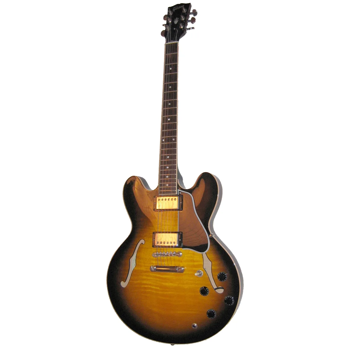 Guitarra semiacústica sunburst